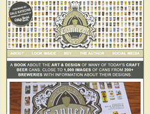 Tablet Screenshot of cannedbeerbook.com